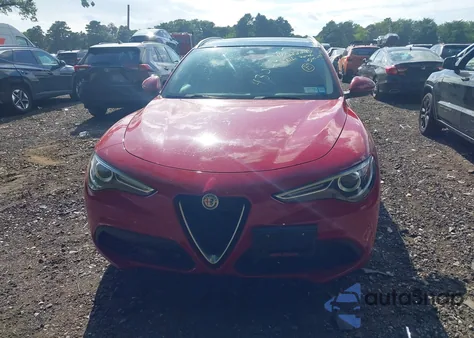 2019 Alfa Romeo Stelvio Ti Lusso Awd from USA, damaged, VIN ZASPAKBN9K7C55280